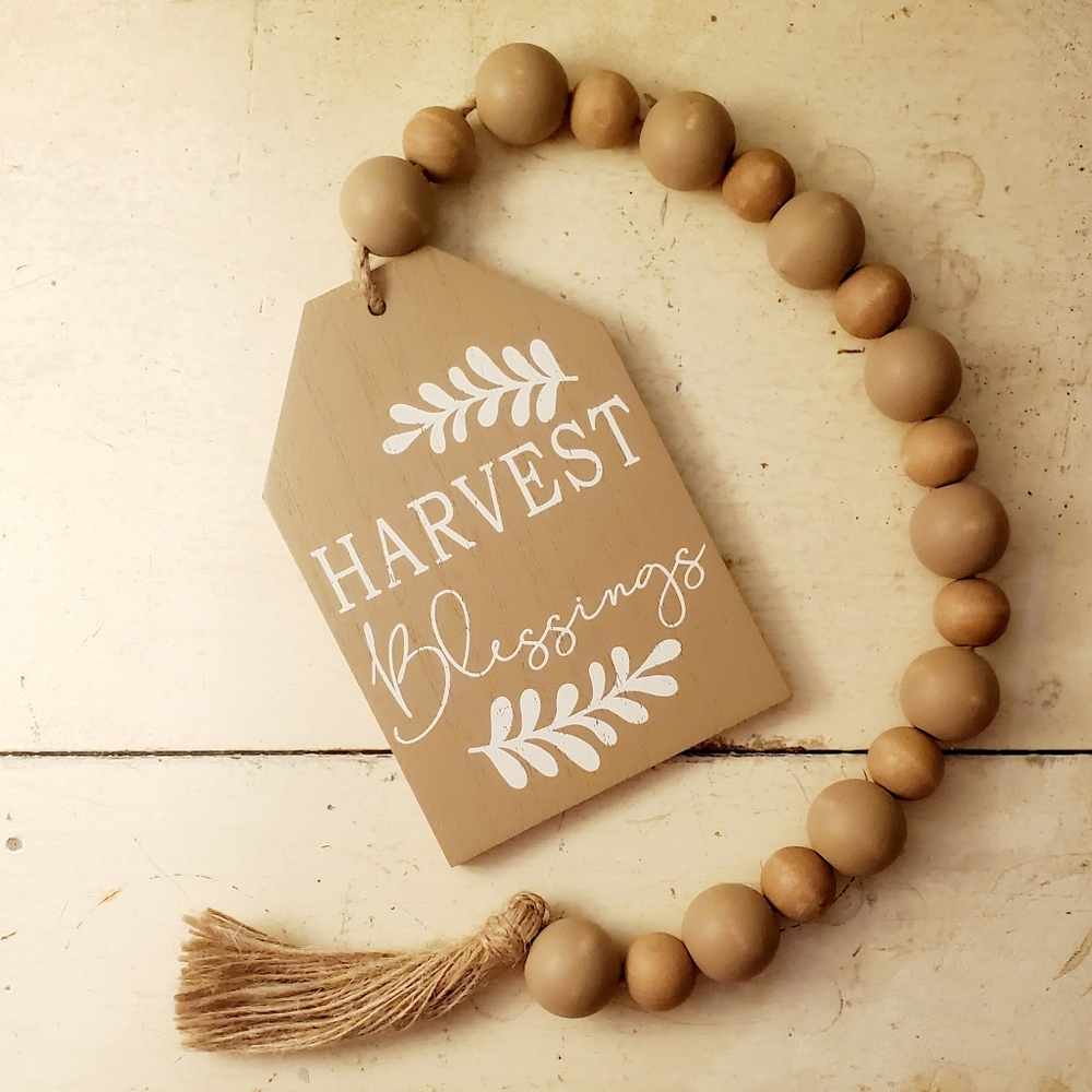 Harvest Blessings Beaded Garland